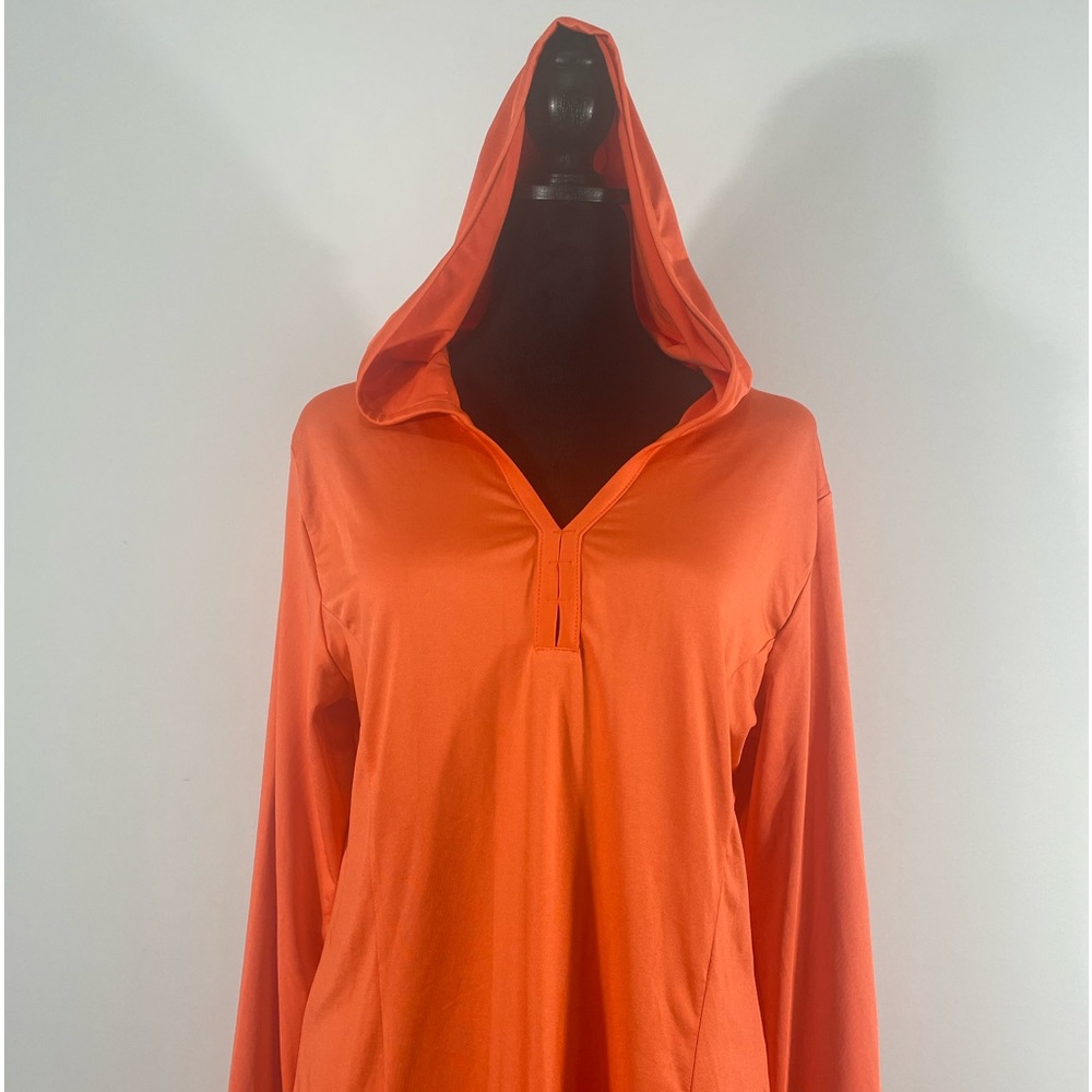 The American Outdoors Men Women’s Orange,cooling,hoodie,Long Sleeve,Top Large - Picture 9 of 10